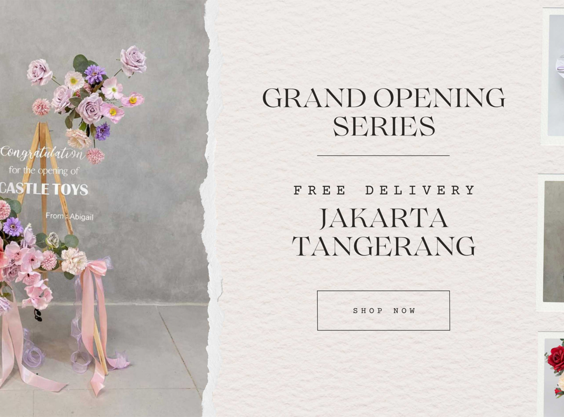 Grand Opening Free Shipping