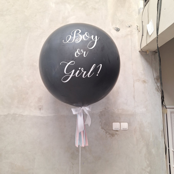 Pop Gender Reveal - 3 Feet Helium Balloon