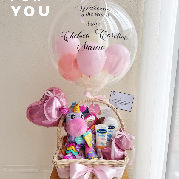 Welcome Baby Parcel Sweet Basket
