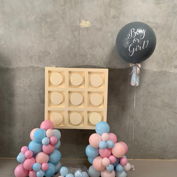 Tic Tac Toe with 3 Feet Gender Reveal