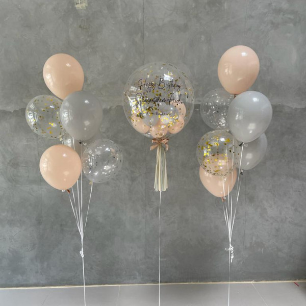 Bubble with Helium Bouquet