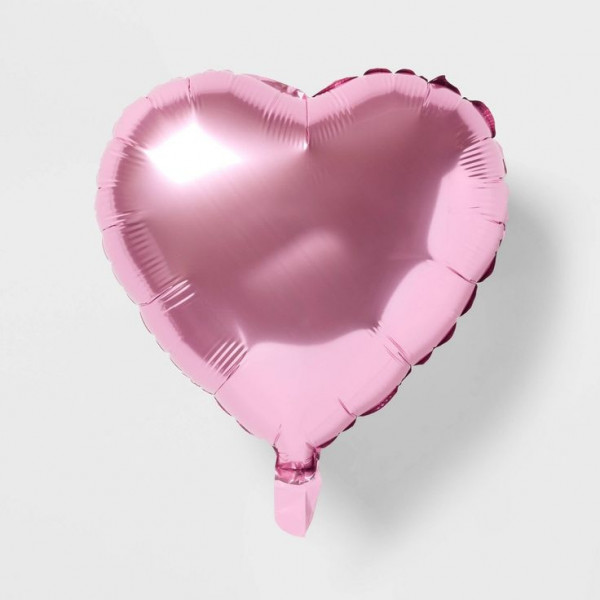 Foil Heart Balloon - Non Helium 
