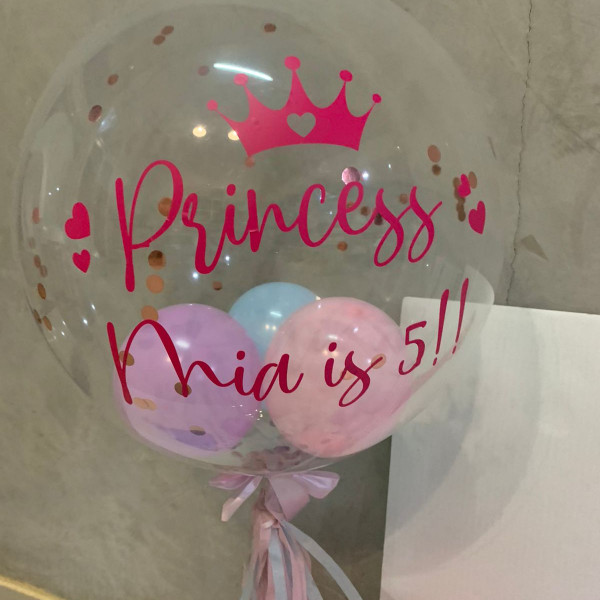 Balloon Box - 18" Deco - 4 Character Printed (Princess)