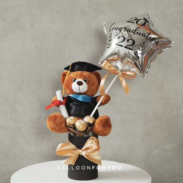 Bear Graduation Mini Box