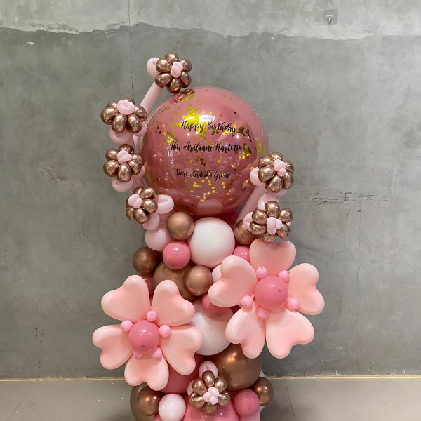 Floral Balloon Stand 