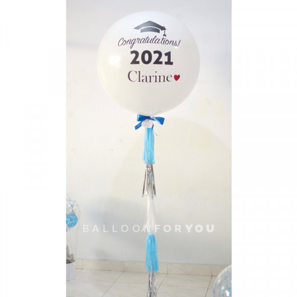 3 Feet Helium Balloon Custom Full Tassel