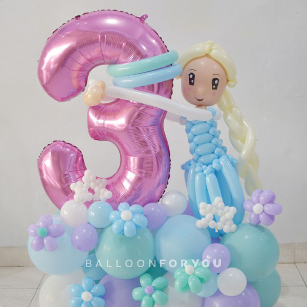 Elsa Balloon Art Configuration