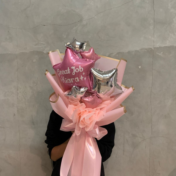 Pink Stars Handbouquet