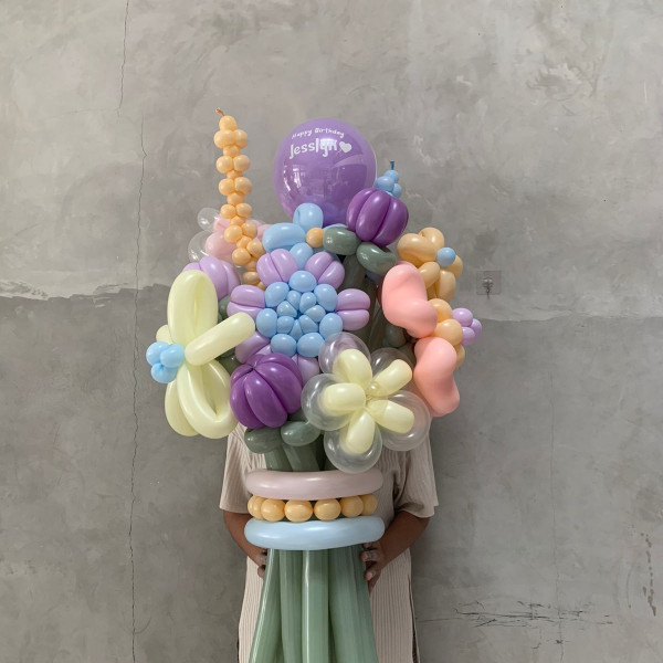 Earthy Bouquet with Deco 9inch 