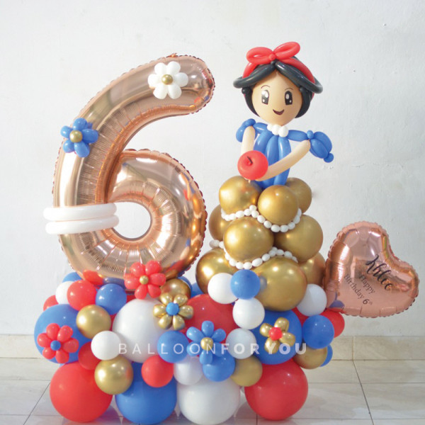 Snow White Balloon Art Configuration