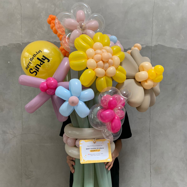 Earthy Bouquet with Deco 9inch 