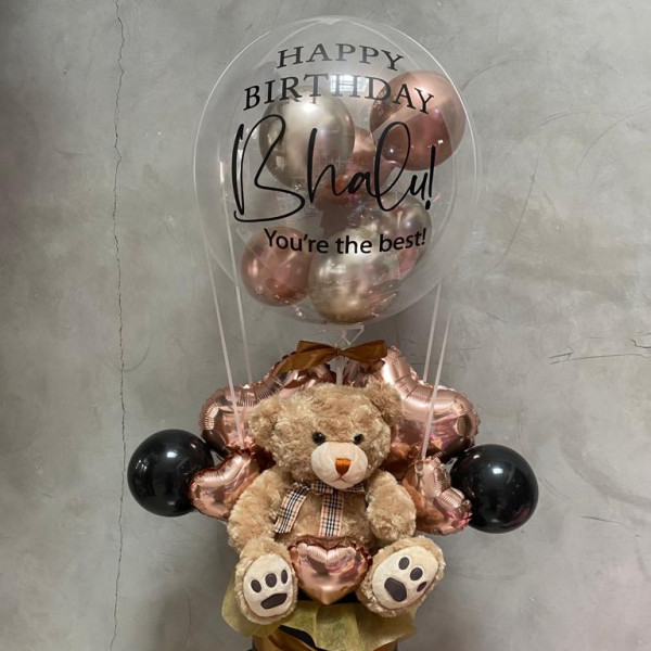 Hot Air Balloon with Bear