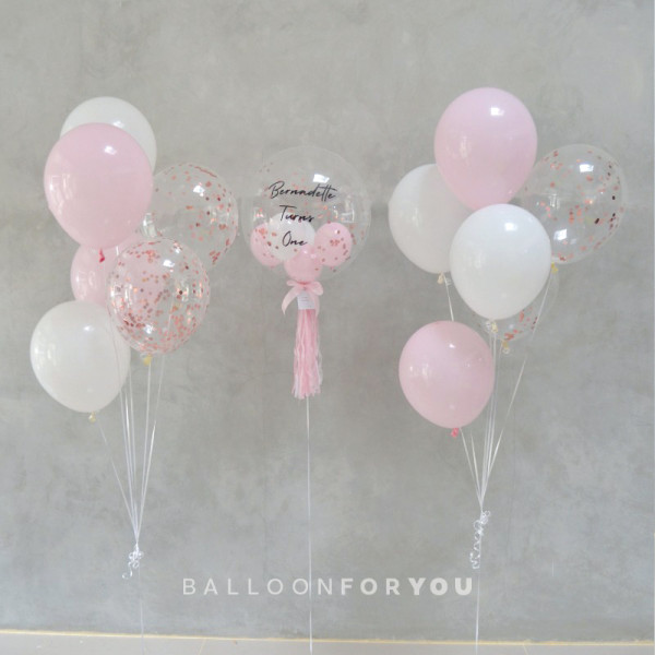 Bubble with Helium Bouquet