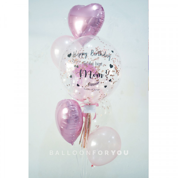 Bubble Bouquet Mix Foil - Mom