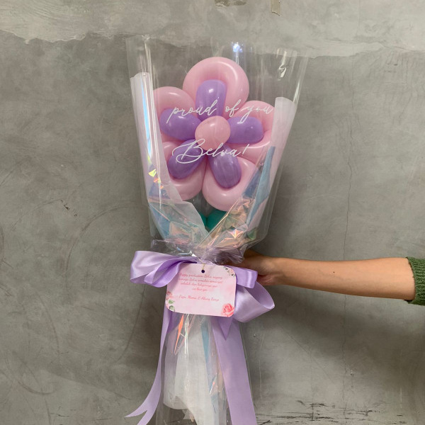 Double Daisy Flower with wrapping 