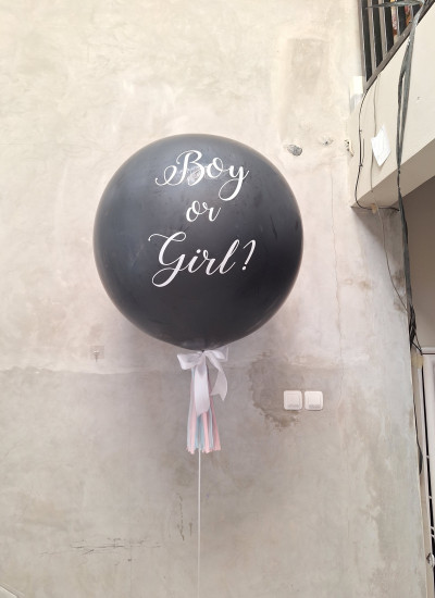 Pop Gender Reveal - 3 Feet Helium Balloon