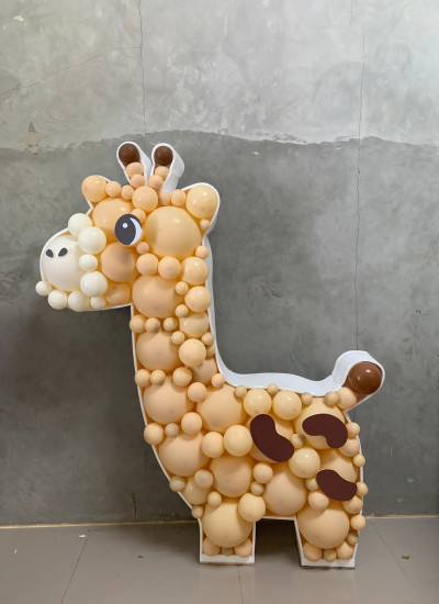 Giraffe Mosaic Balloon 