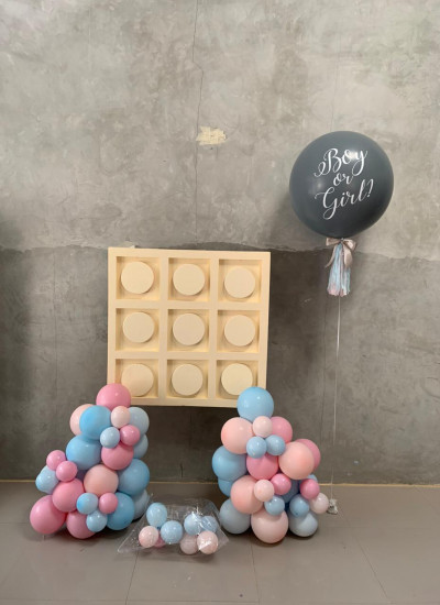 Tic Tac Toe with 3 Feet Gender Reveal