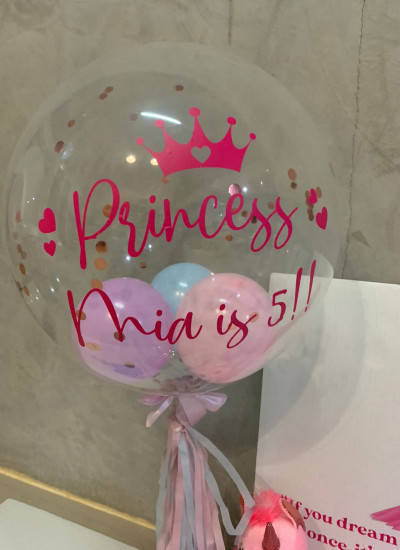 Balloon Box - 18" Deco - 4 Character Printed (Princess)