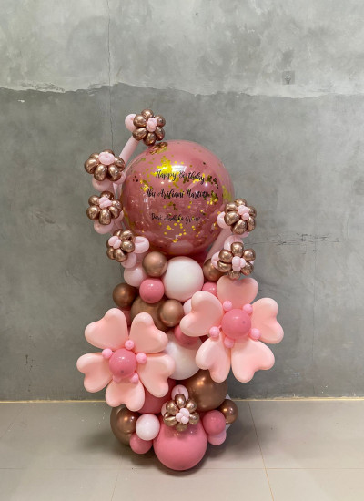 Floral Balloon Stand 