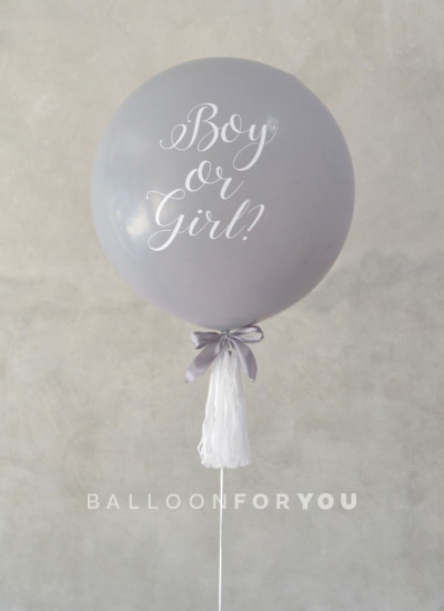 Pop Gender Reveal - 3 Feet Helium Balloon