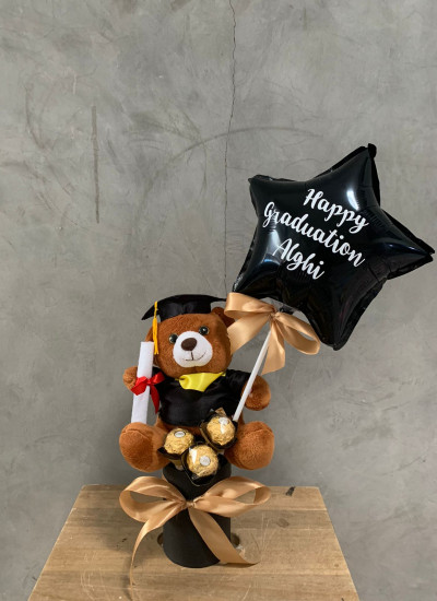 Bear Graduation Mini Box