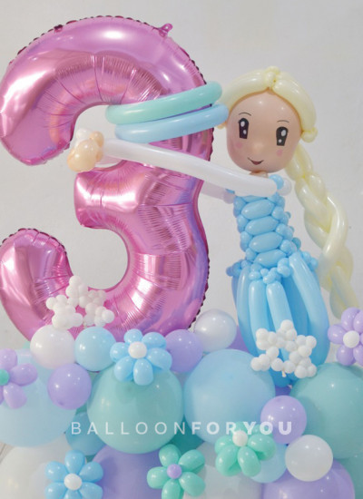 Elsa Balloon Art Configuration