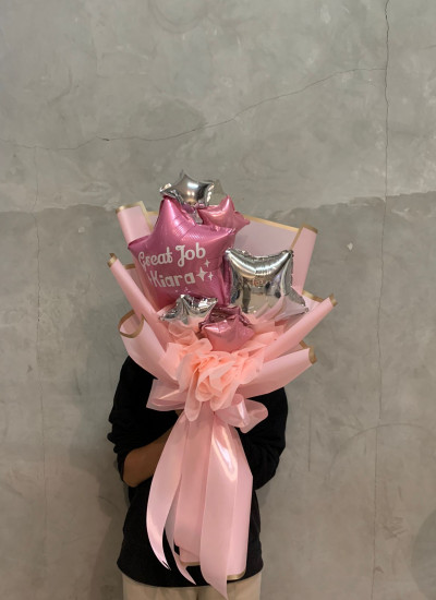 Pink Stars Handbouquet