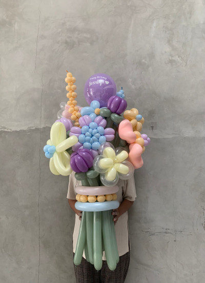 Earthy Bouquet with Deco 9inch 