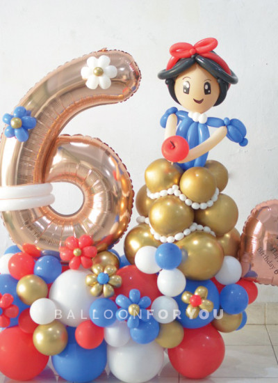 Snow White Balloon Art Configuration