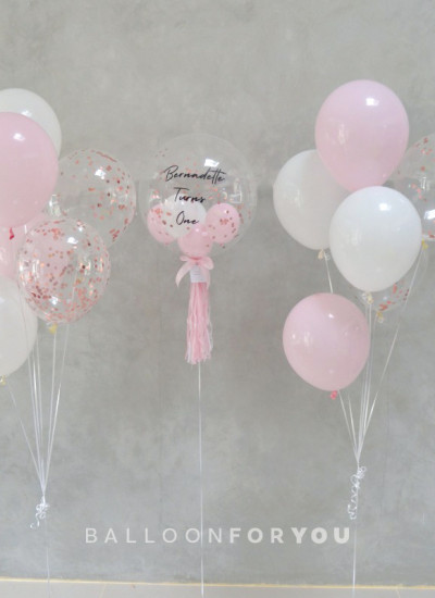 Bubble with Helium Bouquet