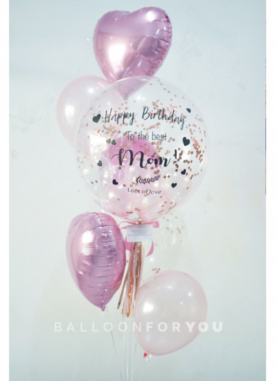 Bubble Bouquet Mix Foil - Mom